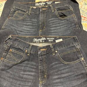 Wrangler Retro Men’s dark denim jeans